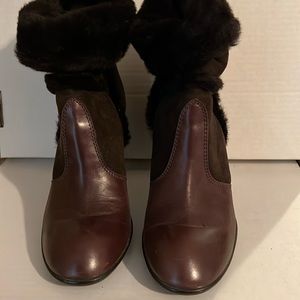 Hogans fur-lined ankle boots